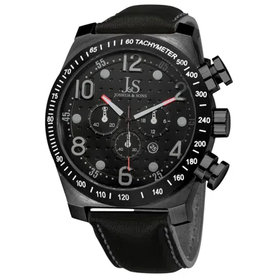 Joshua And Sons Joshua & Sons Men's Watch In Black