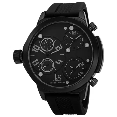 Joshua And Sons Joshua & Sons Men's Watch In Black