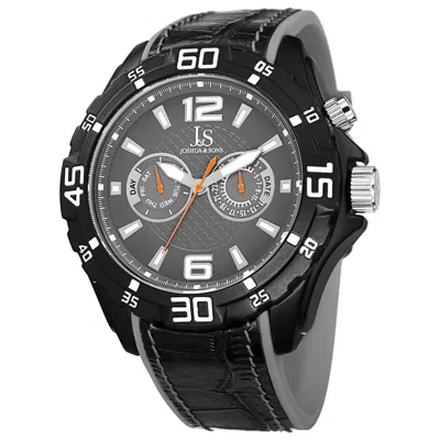 Joshua And Sons Joshua & Sons Men's Watch Js79gy In Black