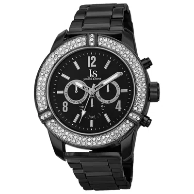 Joshua And Sons Joshua & Sons Men's Watch Js81bk In Black