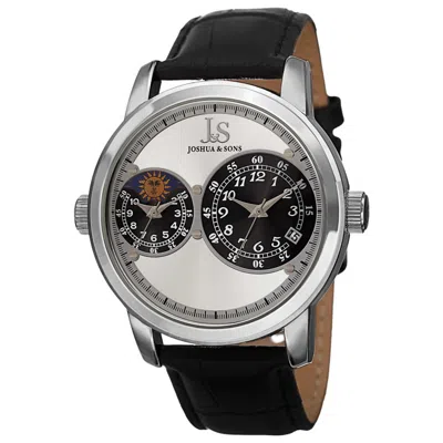 Joshua And Sons Joshua & Sons Men's Watch Js87ss In Black