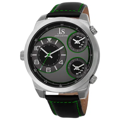 Joshua And Sons Joshua & Sons Men's Watch Js88gn In Black