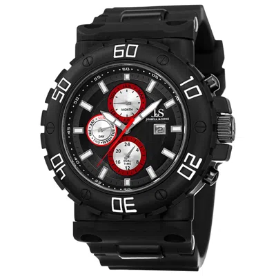 Joshua And Sons Joshua & Sons Men's Watch Js89bkw In Black