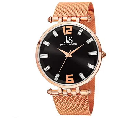 Joshua And Sons Joshua & Sons Men's Watch Js90rg In Gold