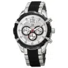 Joshua And Sons Joshua & Sons Men's Watch Js98ttb In Silver