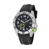 JOSHUA AND SONS JOSHUA AND SONS MULTI-FUNCTION BLACK DIAL BLACK SILICONE STRAP MEN'S WATCH JS53GN