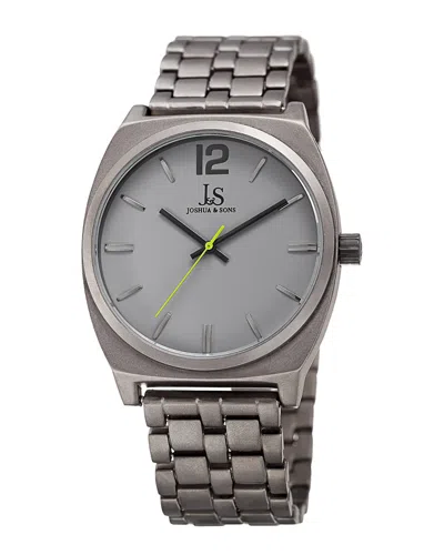 JOSHUA AND SONS JOSHUA & SONS WOMEN'S ALLOY WATCH