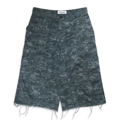 Joshua Jamal Digital Camo Nbhd Shorts Blue In Multi
