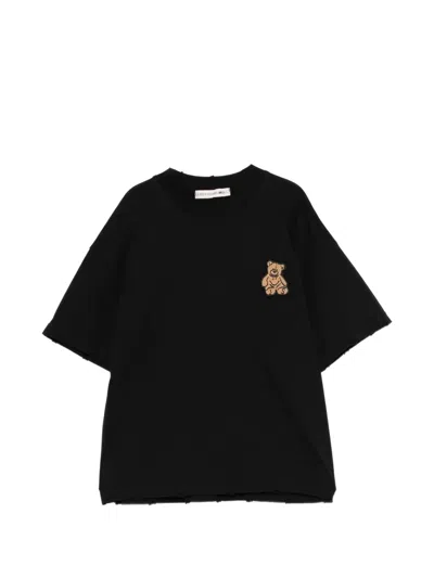 Joshua Sanders Bear-patch Tee In Black