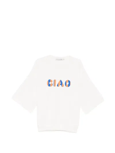 Joshua Sanders Ciao Sweater In Neutral