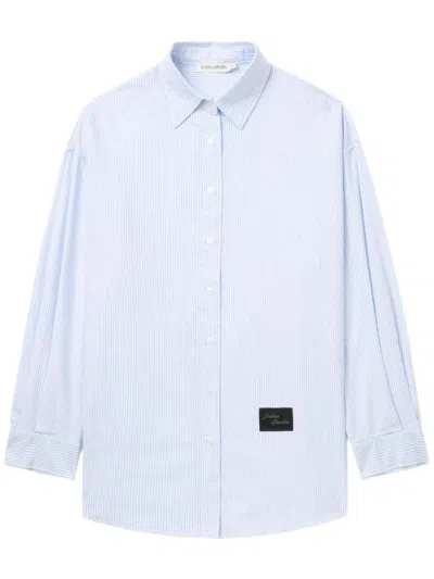 Joshua Sanders Cotton Shirt In 蓝色