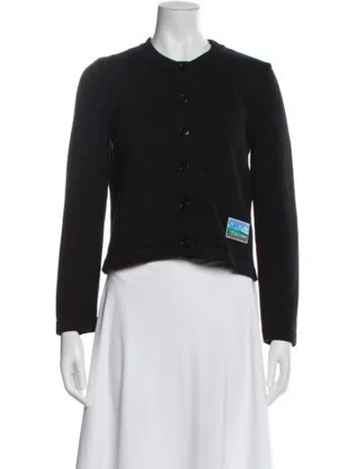 Pre-owned Joshua Sanders Crew Neck Sweater In Black