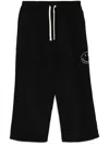 Joshua Sanders Embroidered Cargo Trousers In Black