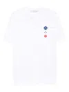 Joshua Sanders Smiley-face Embroidered T-shirt In White