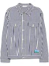 Joshua Sanders Embroidered Jacket In Blue
