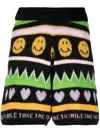 JOSHUA SANDERS GRAPHIC-PRINT KNITTED SHORTS