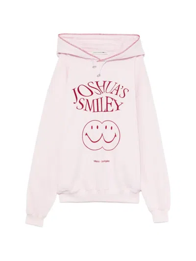 Joshua Sanders Hoodie Mit Grafischem Print In Pink