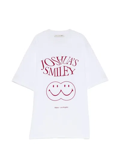 Joshua Sanders T-shirt Mit Grafischem Print In White