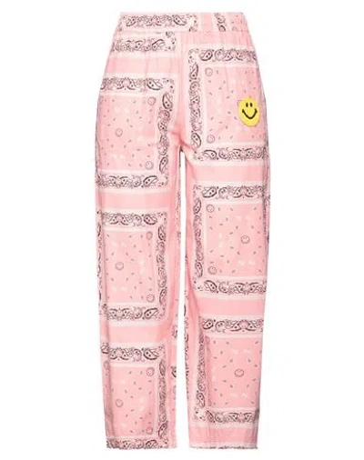 Joshua Sanders Joshua*s Woman Pants Pink Size S Cotton