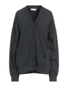 Joshua Sanders Joshua*s Woman Sweatshirt Charcoal Size M Cotton, Polyester In Black