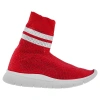 Joshua Sanders Ladies Red Sneakers Sock All Strass In Red
