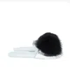 Joshua Sanders Leather And Fur Mules In Blue