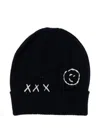 Joshua Sanders Logo-patch Beanie In Blue