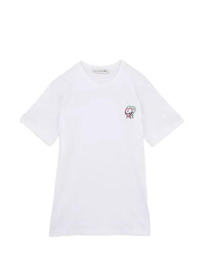 Joshua Sanders Logo-embroidered T-shirt In White