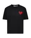 Joshua Sanders Love Heart Tee In Black