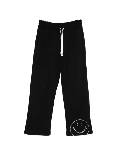 Joshua Sanders Printed Track Pants In Black