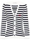 Joshua Sanders Round Smile Cardigan In Blue