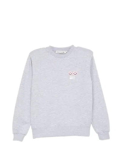 Joshua Sanders Shoulder-pad Sweatshirt In Gray