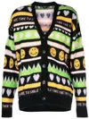 Joshua Sanders Smile Cardigan In Schwarz