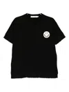 Joshua Sanders Smile-embossed T-shirt In Black