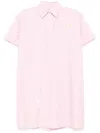 Joshua Sanders Smilet Striped Dress In Pink
