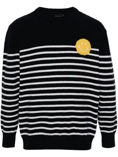 Joshua Sanders Smiley Face-motif Sweater In Blue