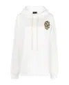 Joshua Sanders Smiley-print Drawstring Hoodie In White