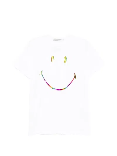 Joshua Sanders Smiley-print T-shirt In White