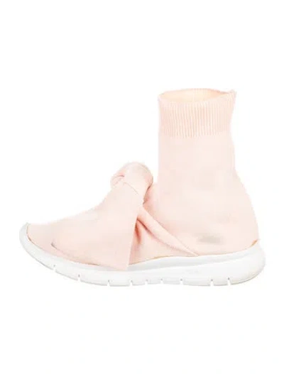 Pre-owned Joshua Sanders Sock Sneakers In Pink