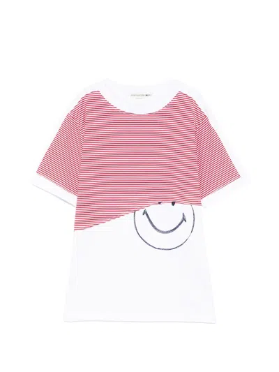 Joshua Sanders Striped Graphic T-shirt In Multi