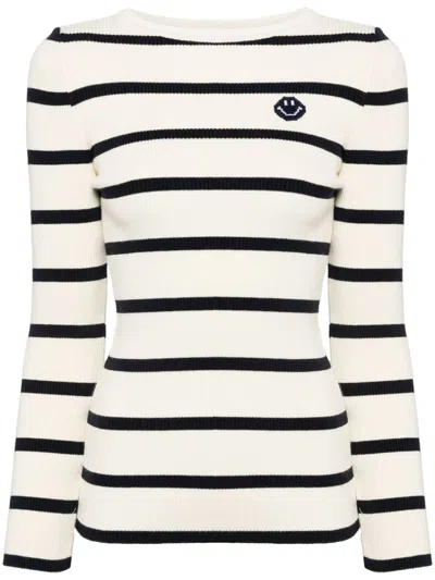 Joshua Sanders Striped Jumper In Neutrals