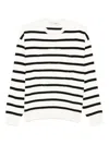 Joshua Sanders Striped Sweater In White