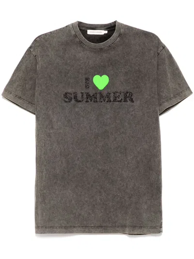 Joshua Sanders Summer T-shirt In Grey