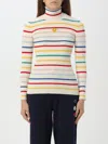 Joshua Sanders Striped Ribbed Jumper In Bunt