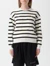 Joshua Sanders Sweater  Woman Color Yellow Cream In Animal Print