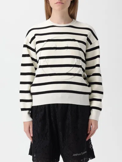 Joshua Sanders Sweater  Woman Color Yellow Cream In Animal Print