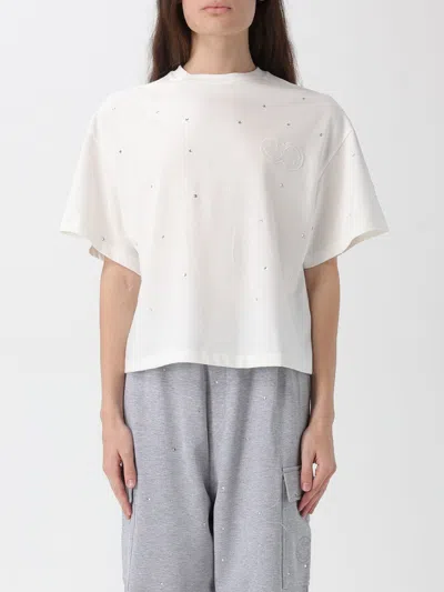 Joshua Sanders T-shirt  Woman Color Yellow Cream In White