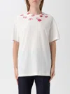 Joshua Sanders T-shirt  Woman Color Yellow Cream In White