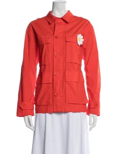 Pre-owned Joshua Sanders Utility Jacket In Orange