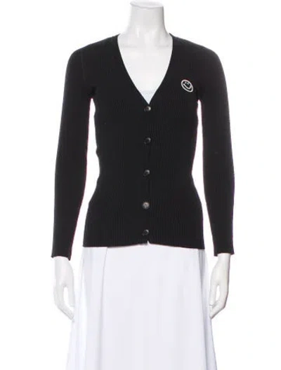 Pre-owned Joshua Sanders V-neck Sweater In Black